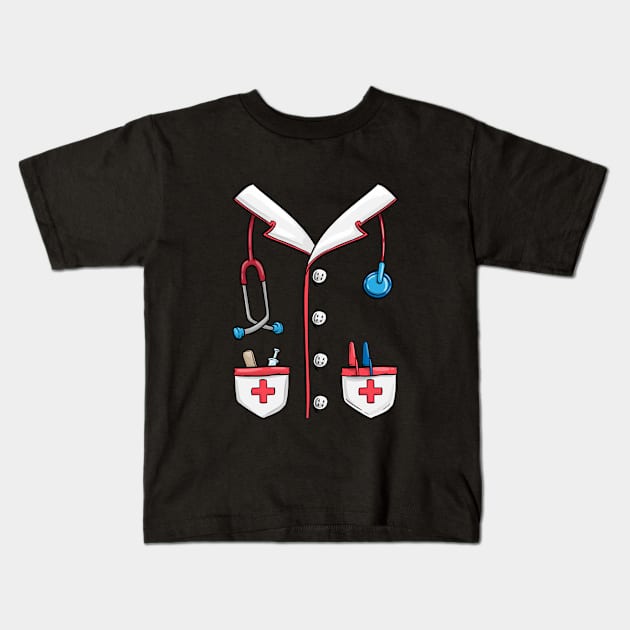 doctor nurse costume carnival gift Kids T-Shirt by bigD